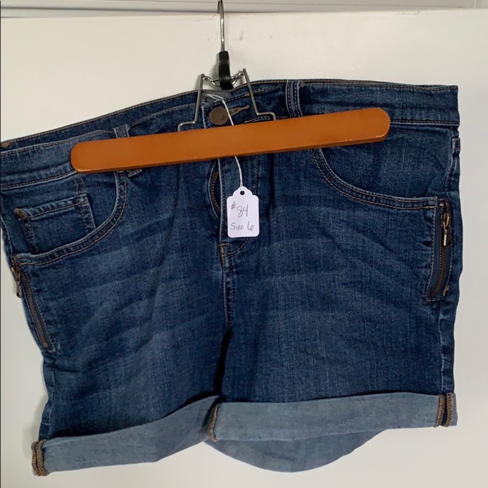 Denim shorts